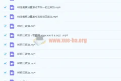 2021九年级政治春季（13讲）周若男 已完结