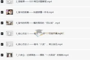 利奥叔 利奥背书法：背书技巧系统课