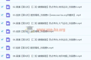 2024高三高考地理 孙国勇地理 寒假班