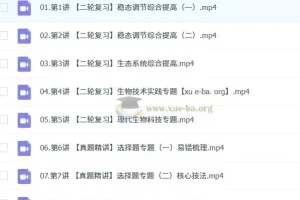 2025高三 高考生物 马阳洋 二轮 寒假班 春季班