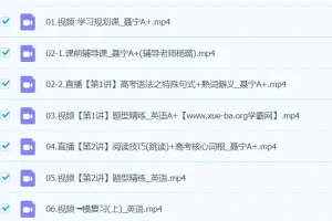 聂宁英语 2024高三高考英语 A+春季班