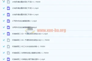 2023年高考英语 付炫屿全程班 第一阶段 第二阶段更新22讲