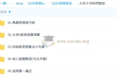 2026 考研政治 大李子 冲刺押题班