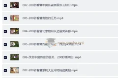 200秒看懂中国地理 34讲 高清视频MP4