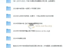 【免费下载】2024年中考英语复习资料大全