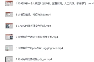 《AIGC 高级实践课：从大模型到AI Agent》[MP4]