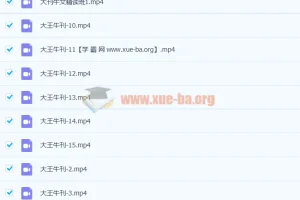 大王卡大刊牛文精讲班-结课
