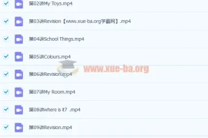 李子婵 2019暑 小学二年级英语暑假班 10讲