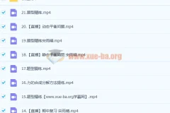 2023高一物理 彭娟娟 S暑假班 秋季班更新21讲