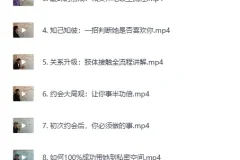 《实战约会方法》撩妹36计精华篇[MP4+pdf]