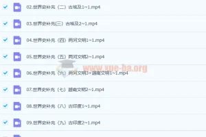 2023年高考历史 刘勖雯 全程班一阶段 录播课更新