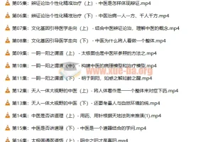 【潘毅】闻道中医—推天檤以明医事（35集）