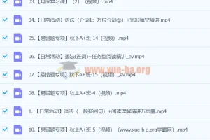 【2024秋下.A+秋季班】初一英语培训班（万雨露）