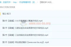 【简化学·24元旦集训】高二化学模块突破班