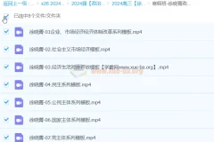 2024高三高考政治 徐晓箐 寒假班