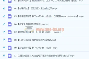 【2024秋下.A+班】初一语文培训班（宋北平）秋季班 下