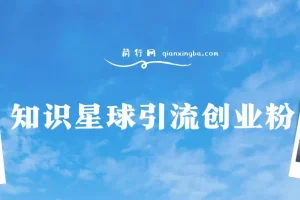 知识星球野路子+白领创业粉，日稳定变现简单好上手！