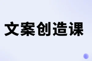 李~ 欣~ 频-丨-文案创造课