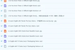 《通过老友记学习英语》外教精讲课中、英双字幕