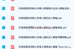 初中实验班提优训练