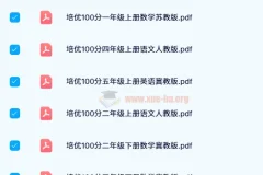 王朝霞培优100分 1-6年级