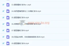 2023高一数学 张华尖端暑假班 更新13讲