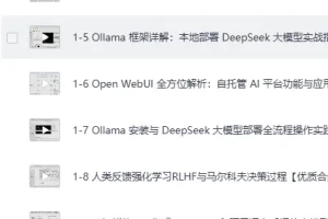 《深度剖析DeepSeek-R1大模型全流程：解析部署训练实战》[MP4]