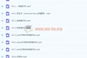 入门【零基础语法】48课视频讲解 MP4