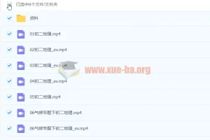 2021八年级地理CX寒假（陈剑煜)已完结