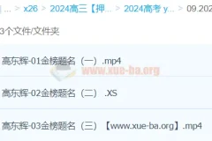 高东辉化学 2024高三高考化学押题冲刺班