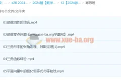 2024高三高考数学 徐敏数学 寒假班