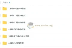 2025优化方案二轮专题复习 生物（新高考）（完结）