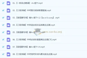 初三中考语文刘璐语文 2024-2025 A+班 秋季 寒假班 春季班