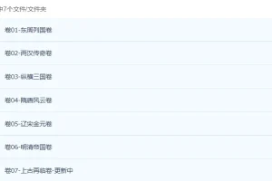 汤小团 漫游中国历史1-7卷1352集