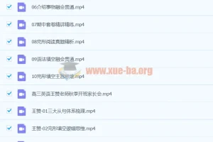 2024高三高考英语 王赞英语 秋季班