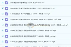 一化儿 高中化学 高考系统课 视频讲义