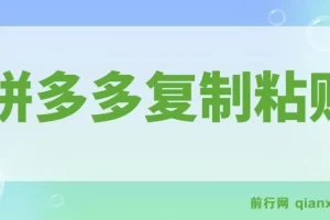 拼多多复制粘贴日引300+付费创业粉，割韭菜月入6位数最新教程！