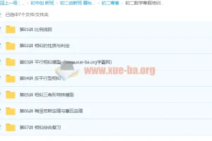 2021初二数学寒假培训班(创新在线) 林儒强