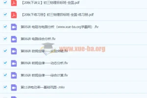 2020秋 杜春雨 初三物理 全国目标班