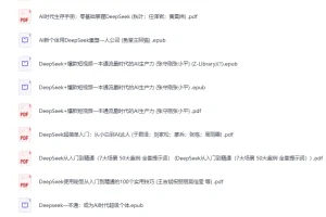 《2025年deepseek书籍合集》[PDF]