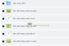 幼儿英语启蒙动画 字母书 ABC Book (音视频+电子书)