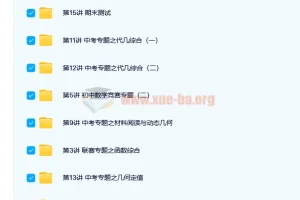 路亨 初二数学创新竞赛春季班 15讲完结带讲义