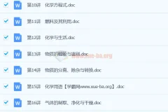 初中化学 知识点 word文档合集
