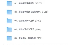 《零基础唱歌教程大全，一学就会的保姆级教学》[MP4]
