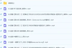 秦琳政治 2024高三高考政治 二轮精讲A+春季班