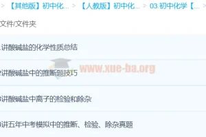 初中化学难点突破酸、碱、盐