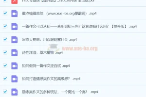 【玉米语文老师】作文系列课提升版 作文专题课【提升版】