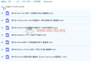 董嘉琳 小学三年级英语寒假班 7讲完结