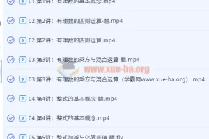 2019暑【直播课】小升初 六年级升初一数学勤学班（朱韬）