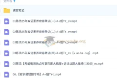 陈浩 2025 初三英语中考英语密训班